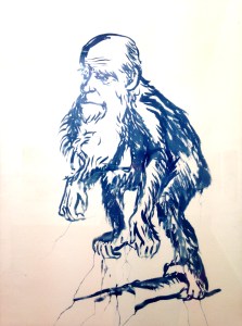 DARWIN CARICATURA MONO